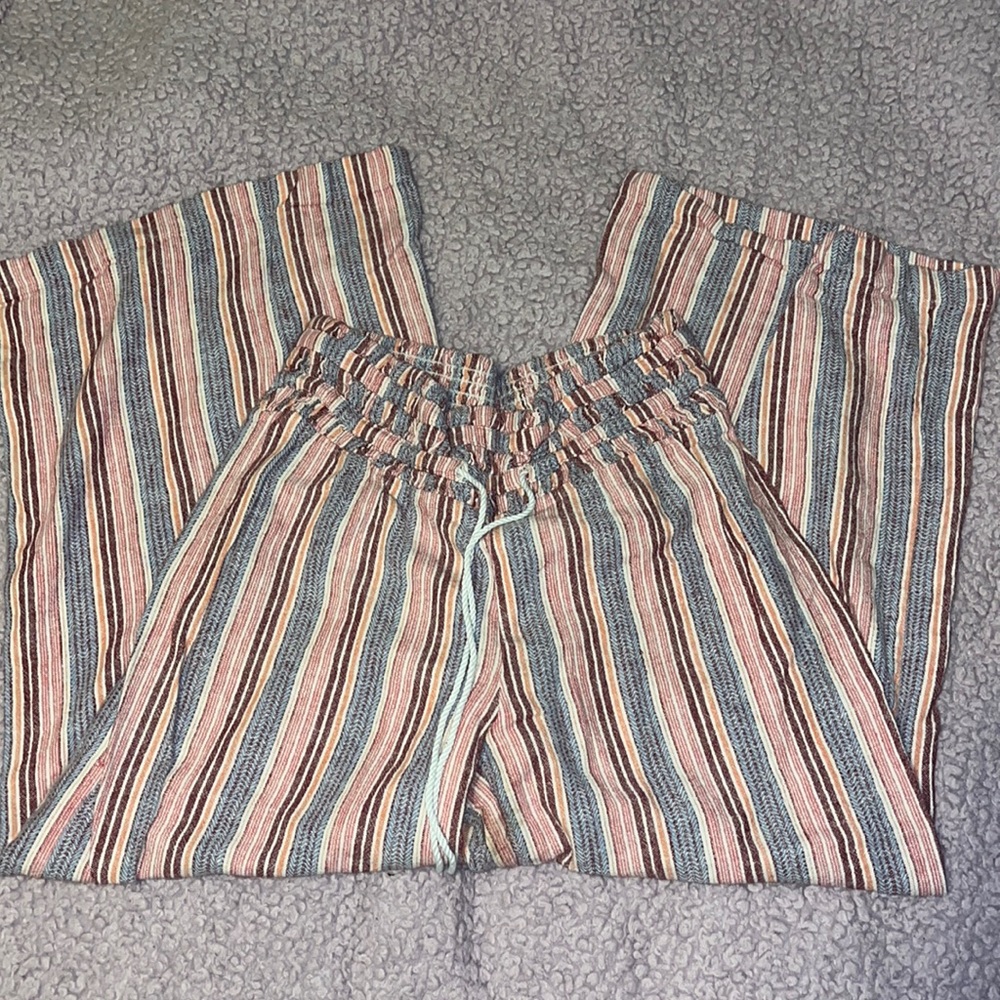 Indigo rein cropped pants
